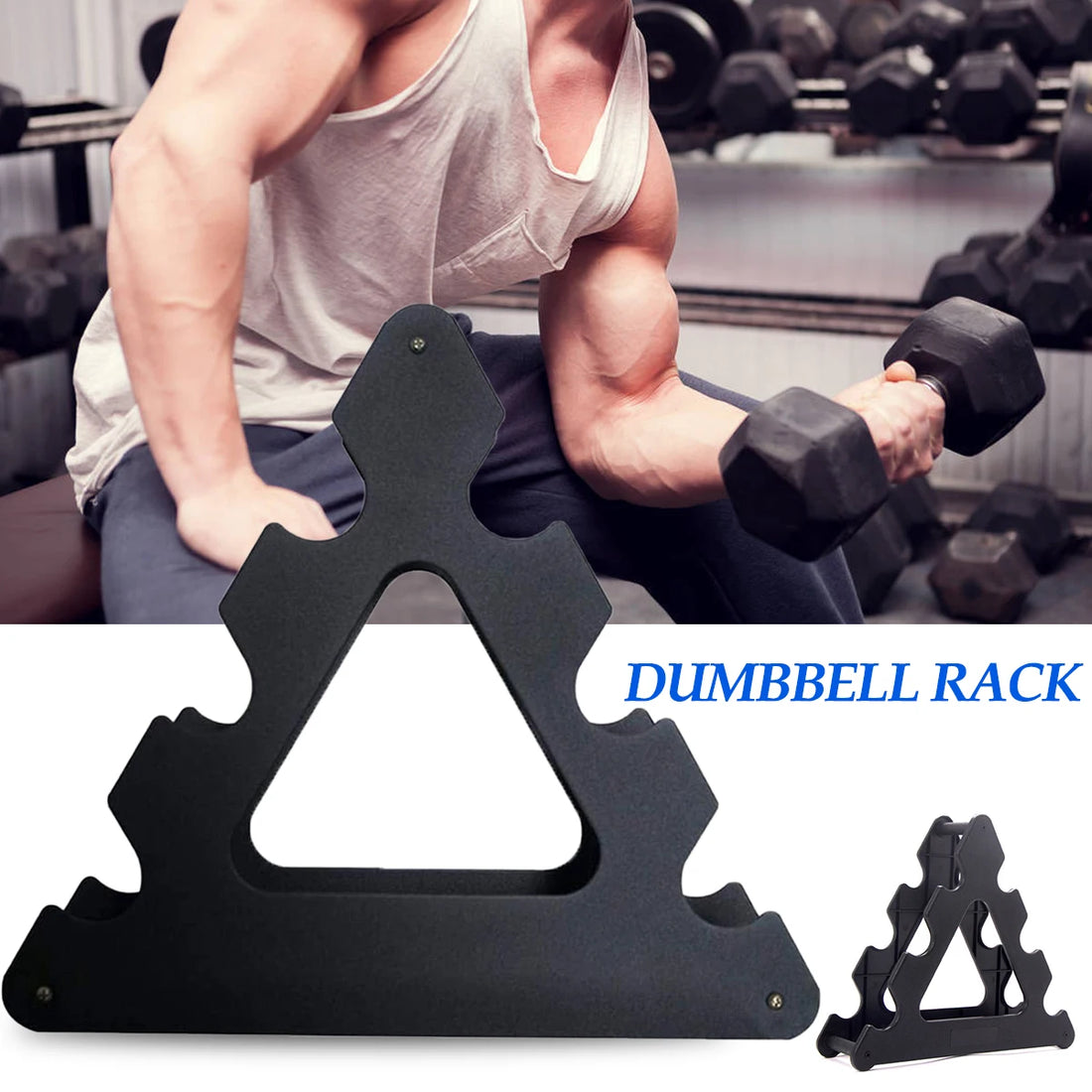 Stable Durable Dumbbell Rack